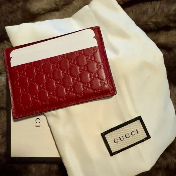 Authentic Gucci Microguccissima card holder - Picture 2 of 8